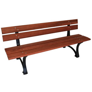 4-Sitzer Parkbank Luzern aus Massivholz von Gart..