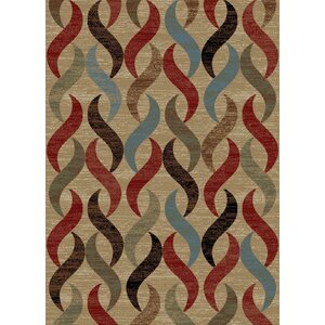 New York Infinity Brown Area Rug