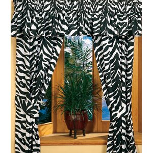 Zebra Curtain Panels (Set of 2)