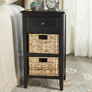 Black End Table With Baskets Wayfair Save To Idea Board