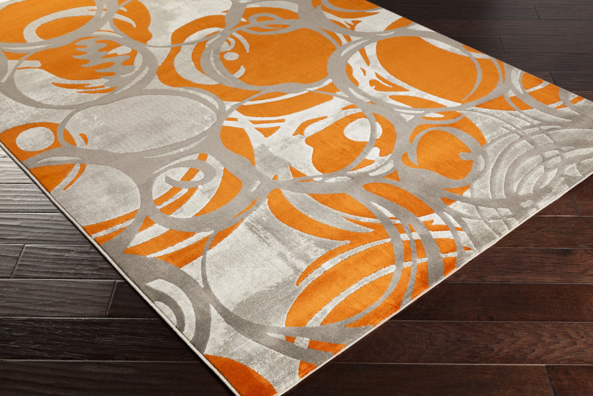 Zipcode Design Clifford Machine Woven Orange Area Rug Reviews - Defaultname zipcode design clifford machine woven orange area rug reviews - defaultname