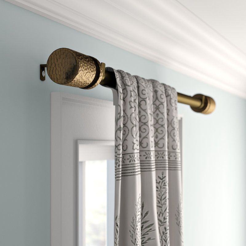 Mistana Peterson Adjustable Drapery Tringle Simple Curtain Rod
