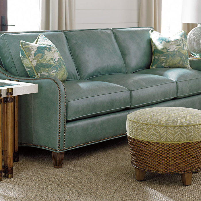 Twin Palms Leather Sofa