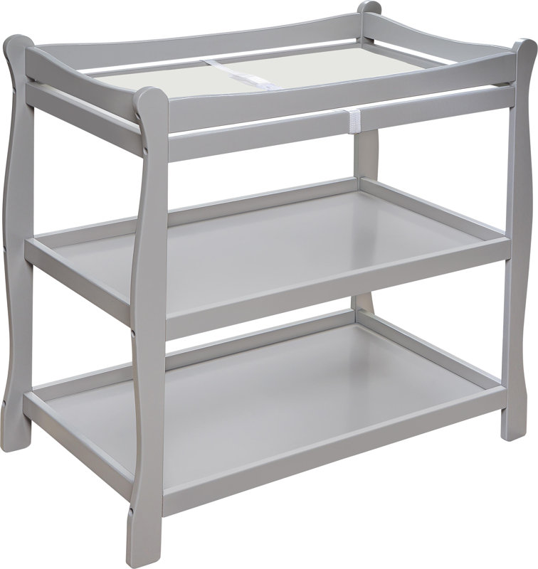 Badger Basket Sleigh Style Baby Changing Table & Reviews Wayfair