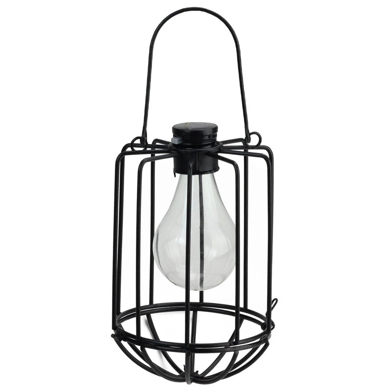 Williston Forge Chessani Cylindrical Solar Powered 1-Light ...