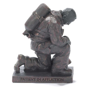 Firefighter Statues Wayfair Praying Firefighter Figurine