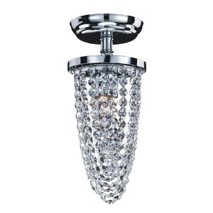 Oasis 1-Light Close Up Semi-Flush Mount