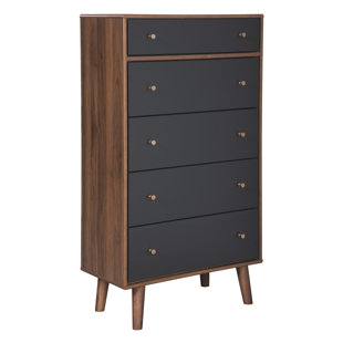 Modern Dressers And Chest Allmodern Scott 5 Drawer Chest