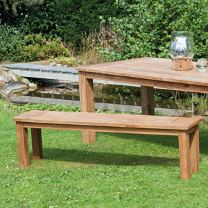 Gartenbank Abacus aus Teakholz von Inko