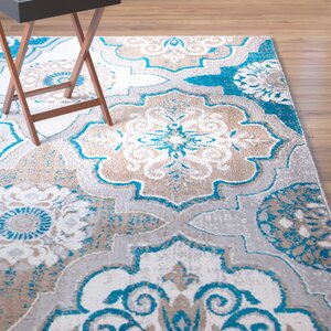 Albion Blue/Brown Area Rug
