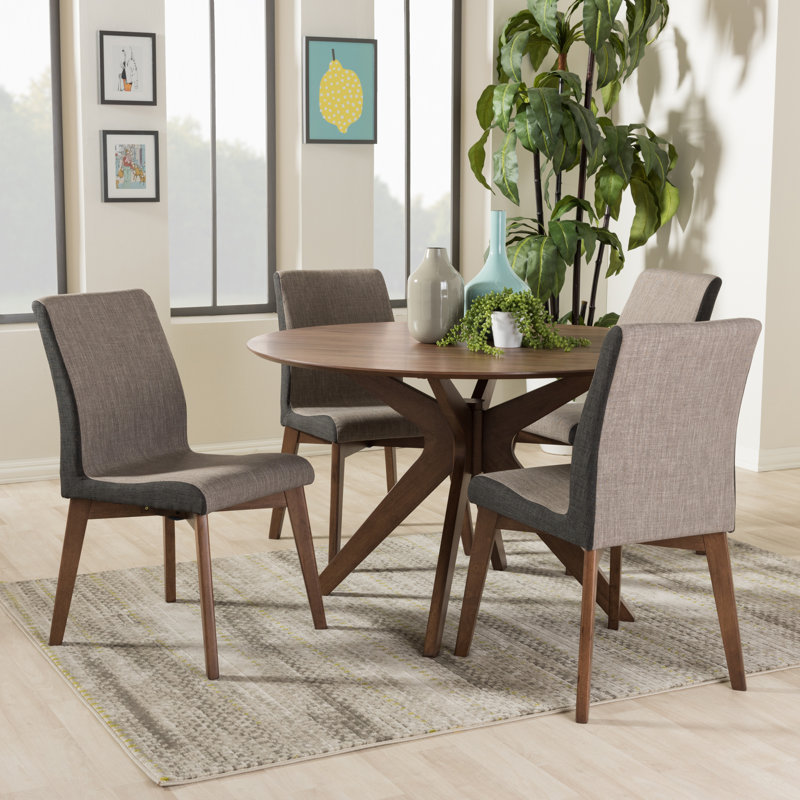 Mid Century Modern Dining Room Tables wholesale interiors kimberly mid-century modern wood round 5 piece Mid Century Modern Dining Room Tables wholesale interiors kimberly mid-century modern wood round 5 piece