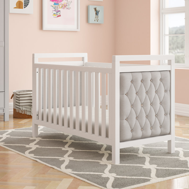 BabyMore Velvet Deluxe Convertible Cot Bed & Reviews Wayfair.co.uk