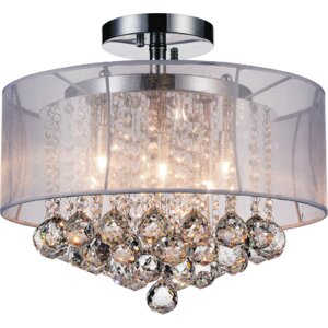 6-Light Semi Flush Mount