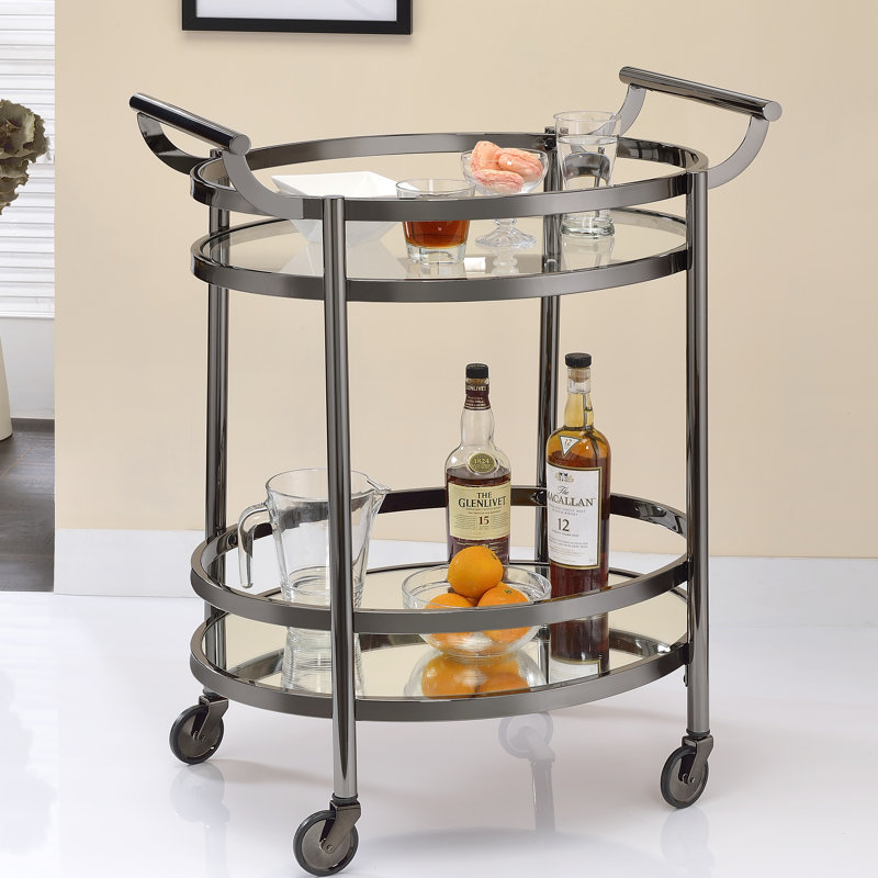 ACME Furniture Lakelyn Bar Cart & Reviews Wayfair
