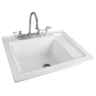 Find The Perfect Laundry Utility Sinks Wayfair 30 5 X 22 Drop In Laundry Sink