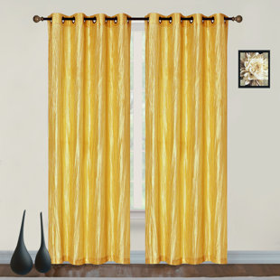 Bright Yellow Curtains Wayfair Quickview