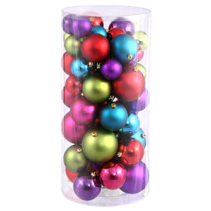 Ball Ornament Set in Gold (Set of 50)
