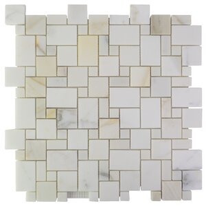 French Marble Mosaic Tile in Calacatta