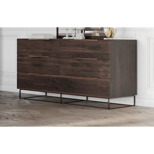 Soft Close Dresser Wayfair Kinzey 6 Drawer Double Dresser