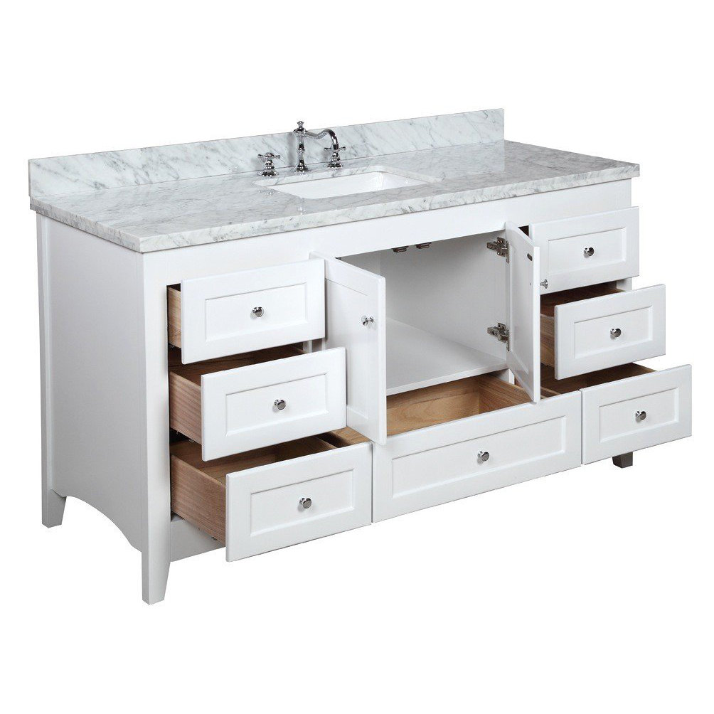 Abbey 60" Single Bathroom Vanity Set & Reviews Joss & Main