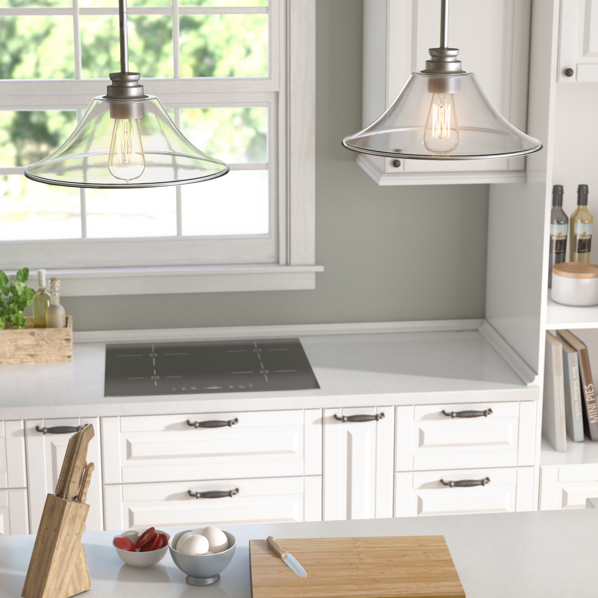 Laurel Foundry Modern Farmhouse Clayton 2 Light Kitchen Island Laurel Foundry Modern Farmhouse Clayton 2 Light Kitchen Island Pendant Wayfair