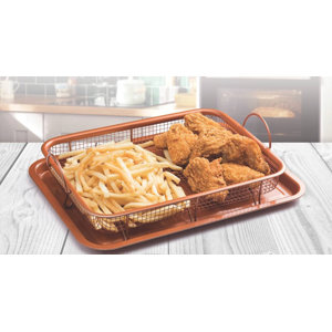 2 Piece Copper Crisper Non-Stick Cookware Set