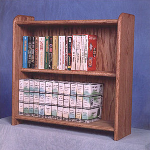 200 Series 80 DVD Multimedia Tabletop Storage Rack by Wood Shed
