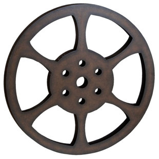 Movie Reel Wall Decor Wayfair Hollywood 32 Metal Film Reel Home Movie Theater Accent Art Wall Decor