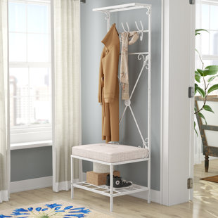 Drop Zone Coat Rack With Bench Wayfair Quickview