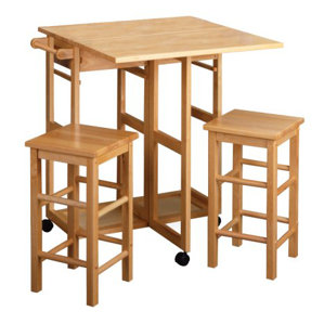 3 Piece Coutner Height Dining Set by Luxury Home