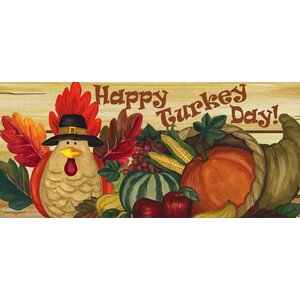 Happy Turkey Day Sassafras Switch Mat