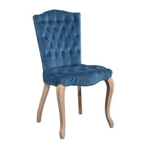 Manlius Vintage Tufted Velvet Upholstered Dining..