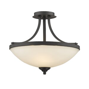 Bordeaux 3-Light Semi Flush Mount