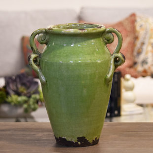 Tuscan Table Decor Wayfair Ceramic Tuscan Table Vase