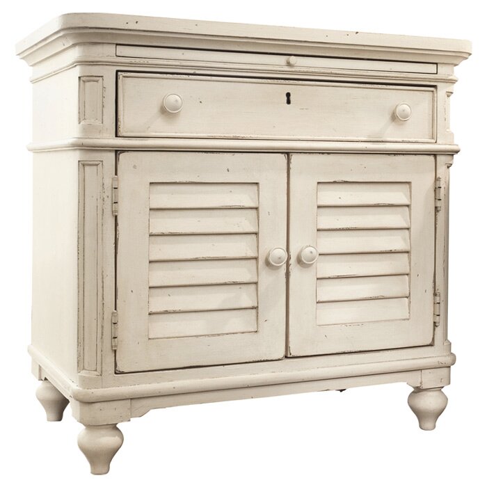 Paula Deen Home Steel Magnolia 1 Drawer Nightstand & Reviews | Wayfair