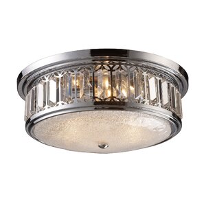 3-Light Flush Mount