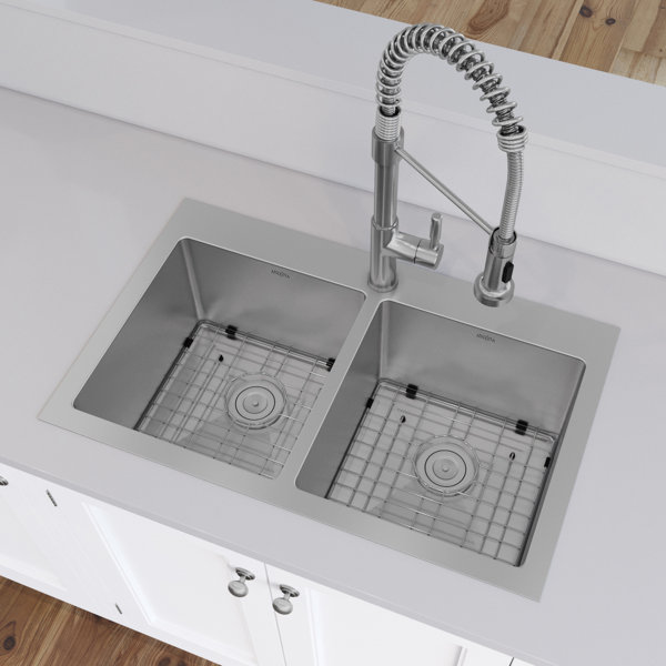 Ancona Prestige Series Stainless Steel 30 L X 19 W Drop In Kitchen Ancona Prestige Series Stainless Steel 30 L X 19 W Drop In Kitchen Sink Reviews Wayfair