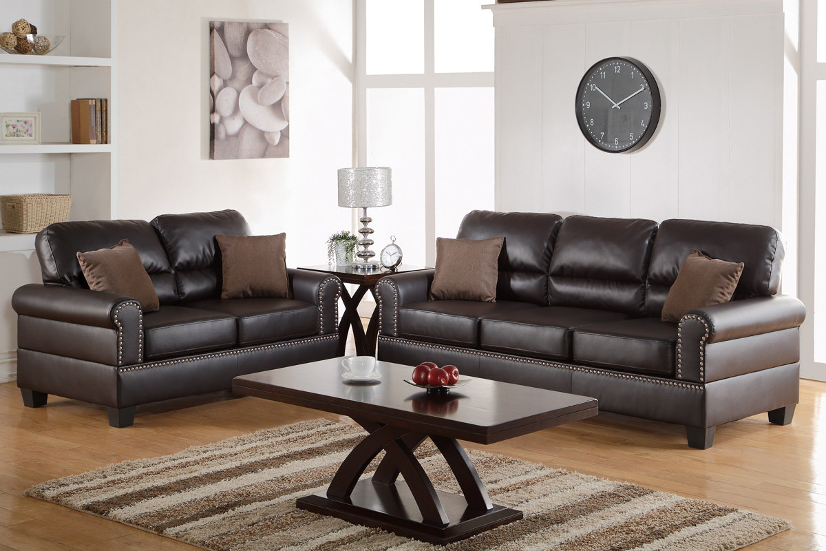 Charlton Home Boyster 2 Piece Living Room Set Reviews Wayfair Boyster 2 Piece Living Room Set
