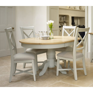 Set Of 4 Chairs Wayfair Co Uk Sundale Round Extendable Dining Set With 4 Chairs
