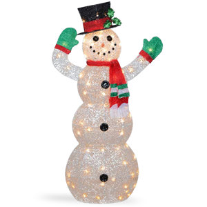 Crystal Snowman Christmas Indoor/Outdoor Decoration