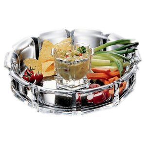 Grainware Regal Chip and Dip Tray