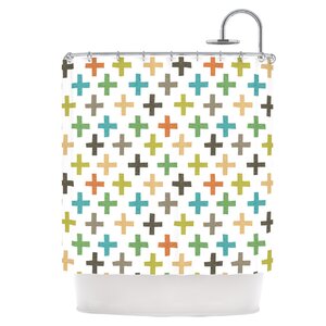 Crosses Repeat Shower Curtain