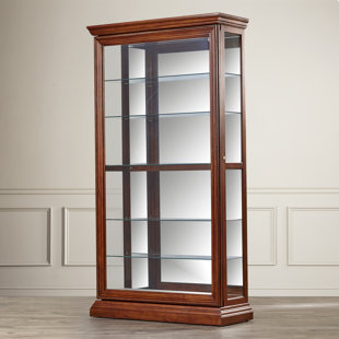 Curio Display Cabinets You Ll Love Wayfair Solari Lighted Curio Cabinet