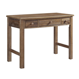 3 Drawer Writing Desk Wayfair Jeanette 3 Drawer Writing Desk