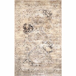 Heliotrope Beige Area Rug