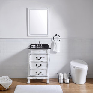 Bathroom Vanity With Hutch Wayfair Mayfair 22 Single Bathroom Vanity Set