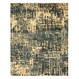 Hand Knotted Blue Area Rug