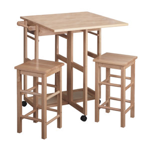 Wynyard 3 Piece Dining Set by Beachcrest Home