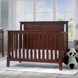 Mid Century Modern Lifestyle 4-in-1 Convertible Crib