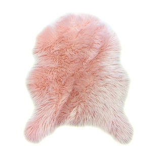 Faux Fur Rugs You Ll Love Wayfair Heimbach Faux Fur Pink Indoor Area Rug